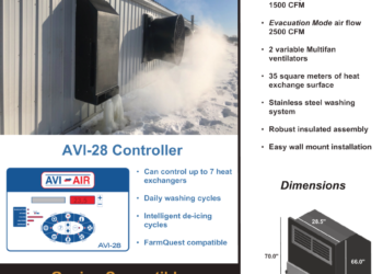 Avi35 Hybrid Heat Recovery Unit by Avi-Air