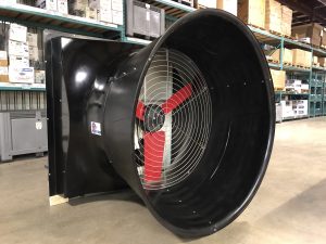 54" fiberglass fan with cone